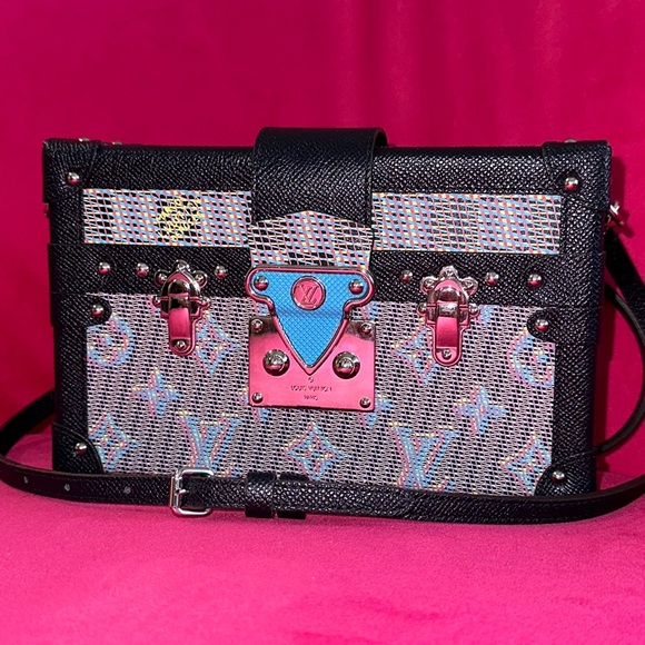 Louis Vuitton LV pop petit Malle trunk hard sided clutch purse bag - Picture 16 of 16